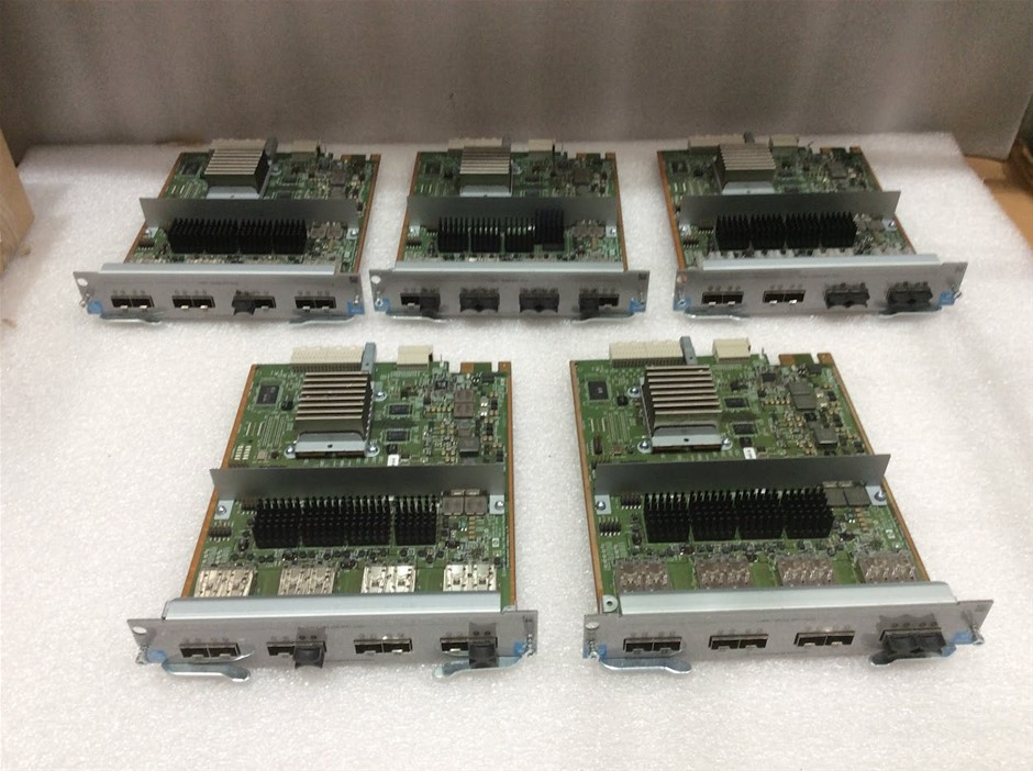 HP J9938A 8-Port SFP+ v2 zl Module (Lot of 5)