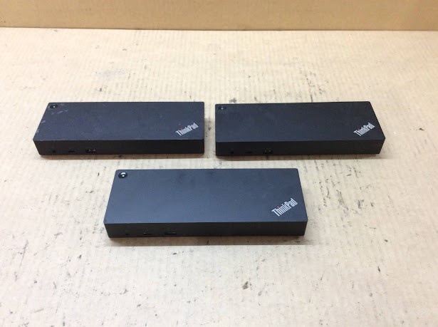 Lenovo ThinkPad Thunderbolt 3 DBB9003L1 40AC Docking Station (Lot of 3)