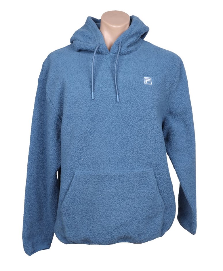 FILA Men's Carlo Sherpa Hoodie, Size XL, Coronet Blue (418), 241264. Buyer