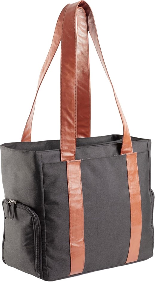 DR. BROWN'S Breast Pump Carryall Tote Bag, Heather Gray & Black. Buyers No