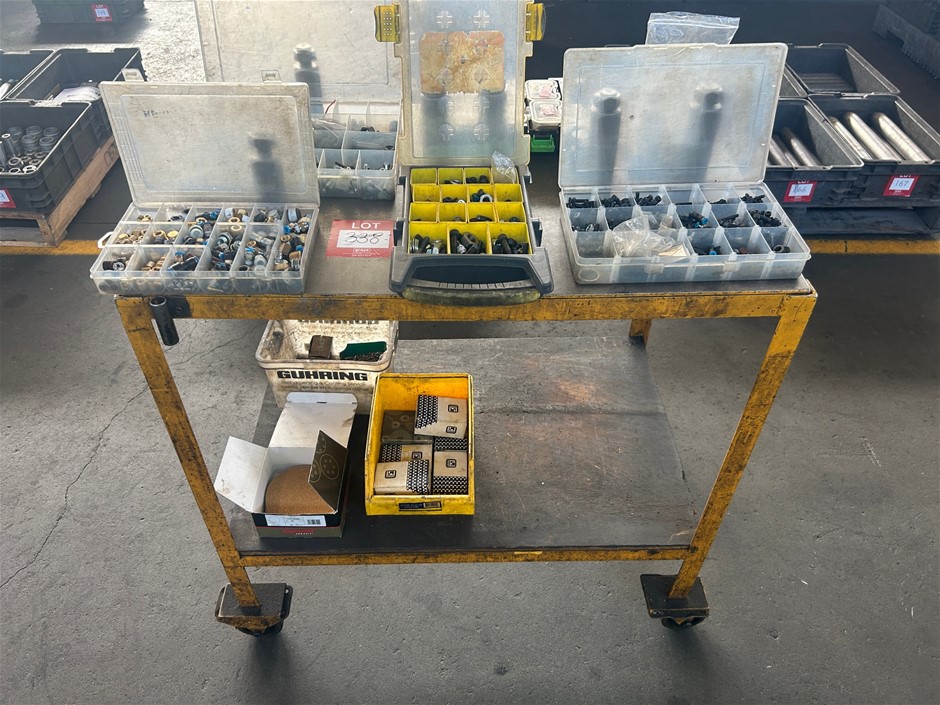 Quantity Of Assorted Screws, Pneumatic Fittings, Washer, Etc