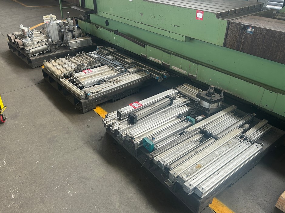 3x Pallets of Asorted Festo Pneumatic Cylinders