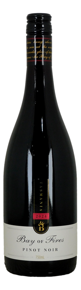 Bay of Fires Pinot Noir 2024 (6x 750mL), Tasmania. 
