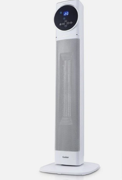 GOLDAIR 2200W Ceramic Tower Heater.