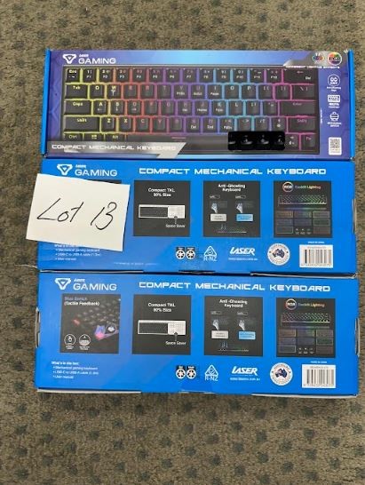 Quantity of keyboards
