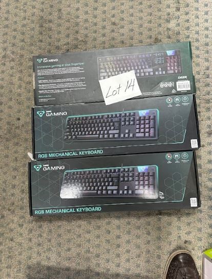 Quantity of keyboards