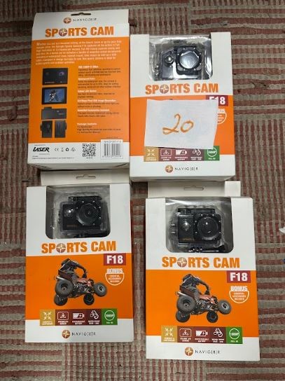 Quantity of sport cameras