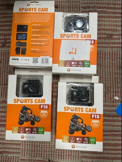 Quantity of sport cameras