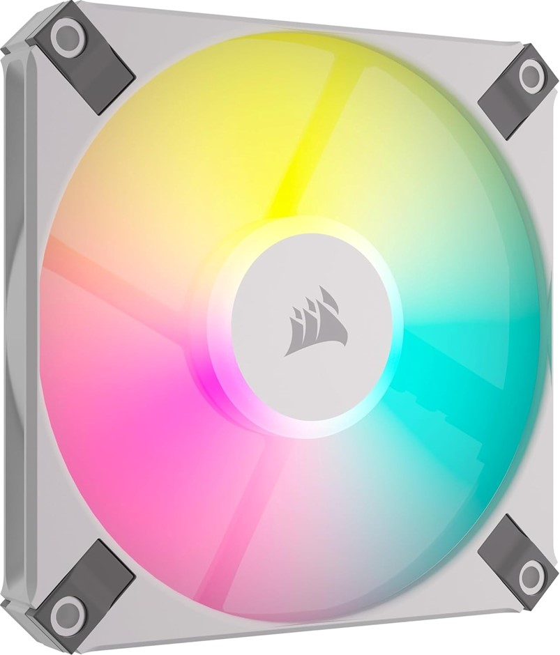 Corsair AF120 RGB Slim, 120mm PWM Fluid Dynamic Bearing Fan Kit - Thin Prof
