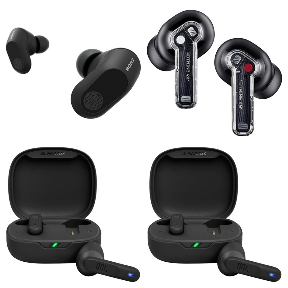 4 x Wireless Earbuds. 1 x SONY INZONE Wireless Gaming Buds. 1 x NOTHING Ear