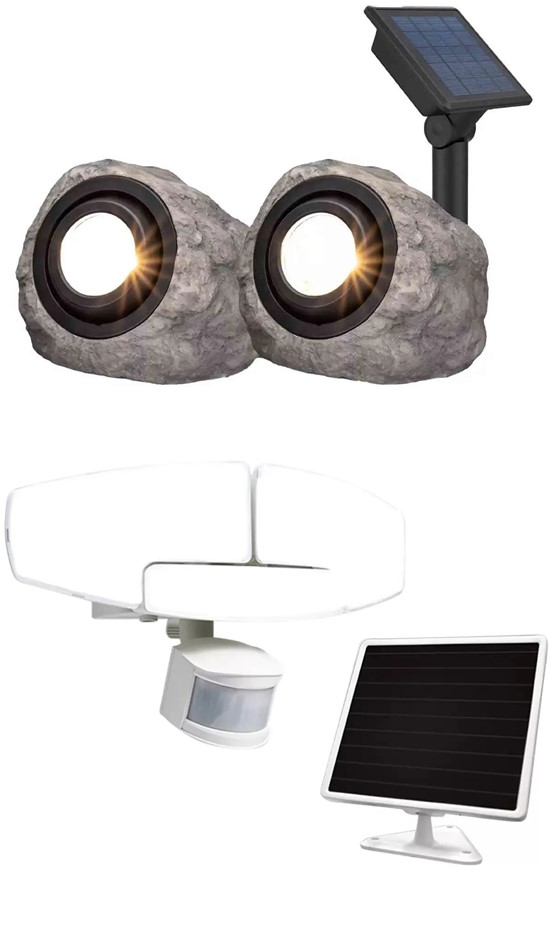 SUNFORCE Solar Motion Activated Security Light, 150 LED, 2000 Lumens. + SOL