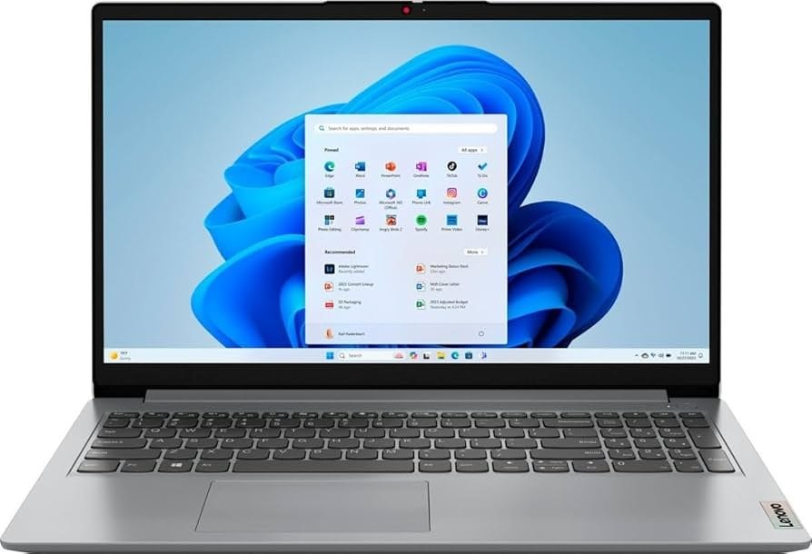 LENOVO IdeaPad 1 Student Laptop, 15.6" FHD Display, Intel Dual Core Process