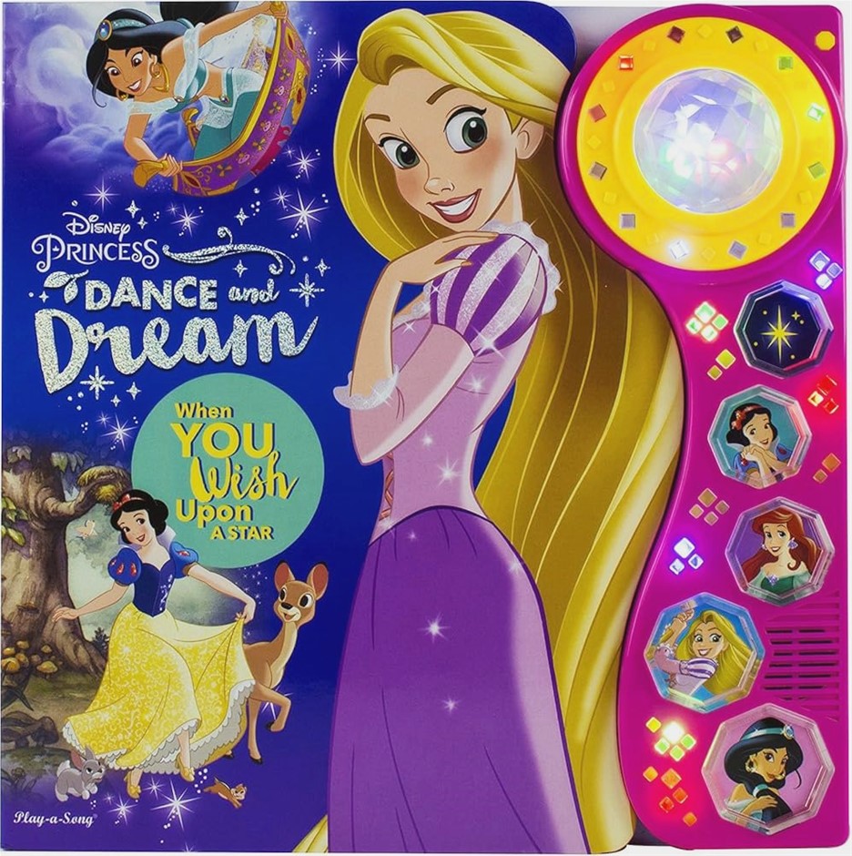 DISNEY PRINCESS Light Sound Book, Dance and Dream: When You Wish Upon a Sta