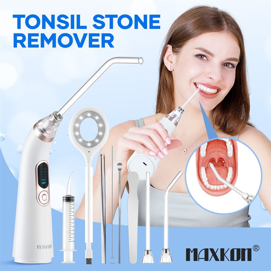 Electronic Tonsil Stone Removal Kit with 5 Suction Modes