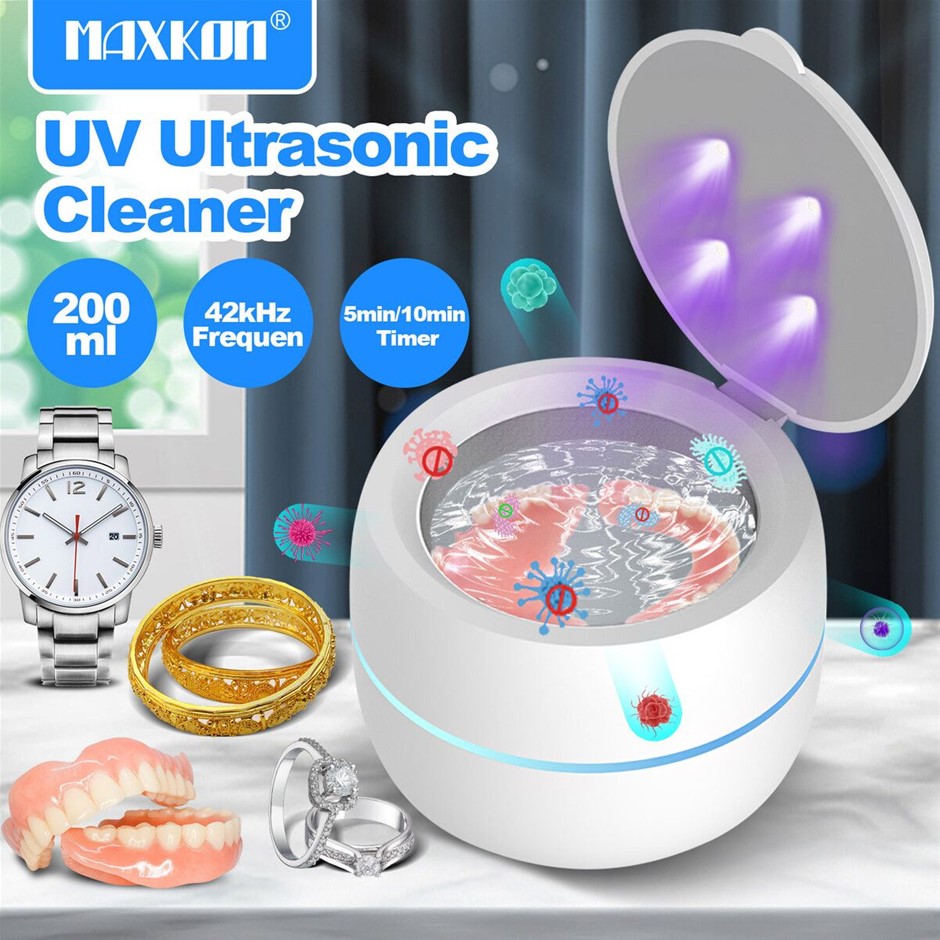 Ultrasonic UV Cleaner for Dentures Aligner Retainer Cleaning Device Machine