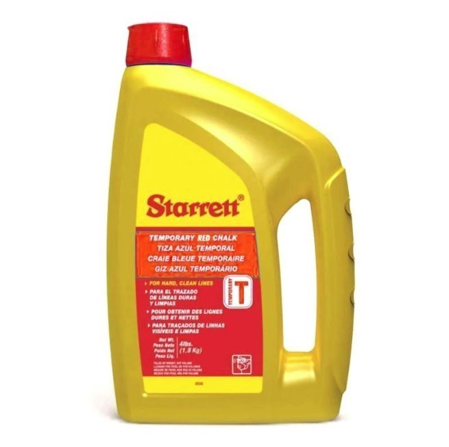 2 x STARRETT Chalks Refill RED Temporary 1.8kg 4lbs, Red.