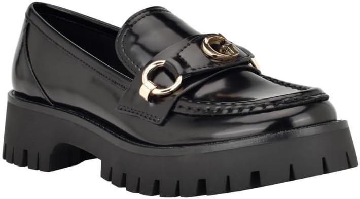 GUESS Women's Almost Loafer, Size 8US, gwALMOST. NB: Has been used.