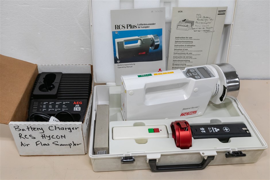 Microbial Air Sampler, Portable with Ir Remote Controller