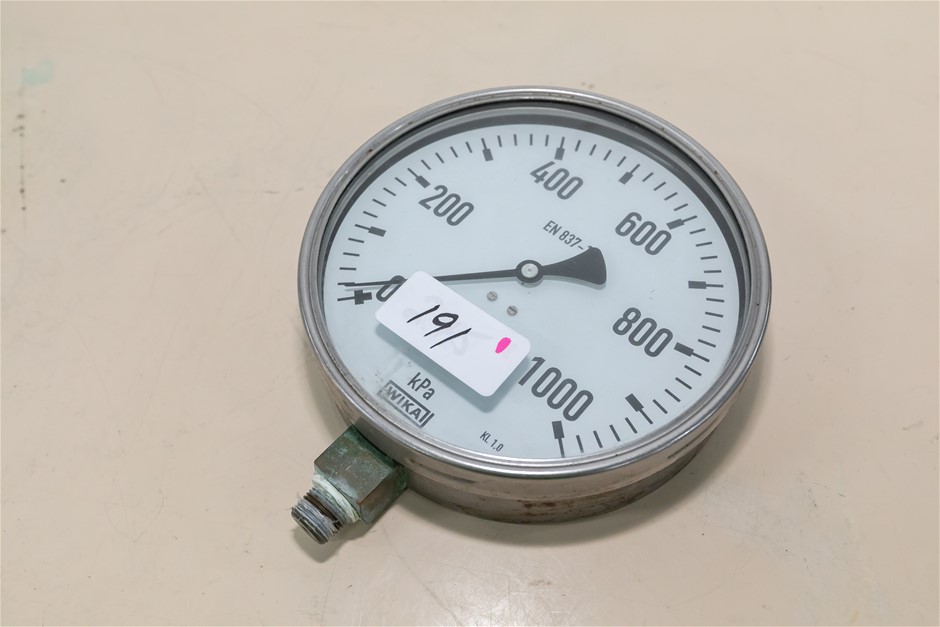 Pressure Gauge 150Mm Dial, 1-1000kpa