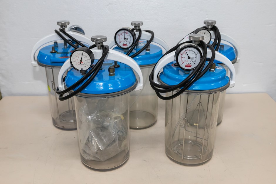 Anaerobic Jars with Lid Clamps and Spare Seals