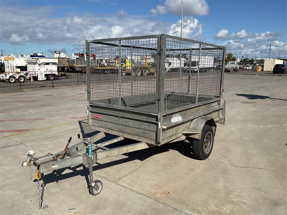 <p>2010 PBL Homemade Single Box Trailer</p>