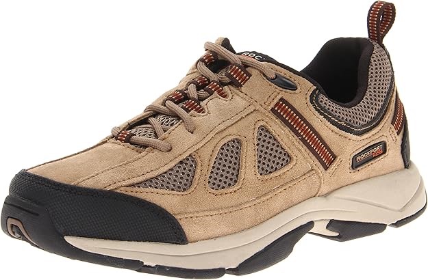 ROCKPORT Men's Rock Cove Shoes, Size US 10.5M (EU44.5), Taupe Suede, K74443
