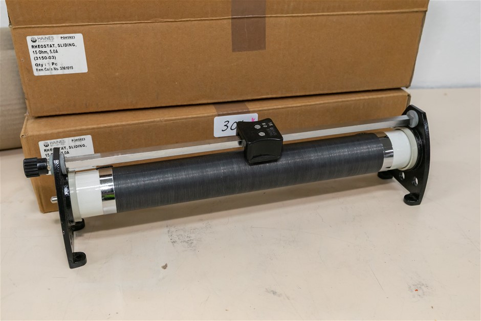 Sliding Rheostats 15 Ohm, 5A.