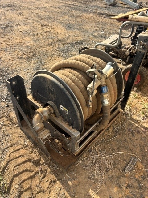 Hydraulic Driven Retractable Reel with High Flow 2'' Hose and Ban Law Gun