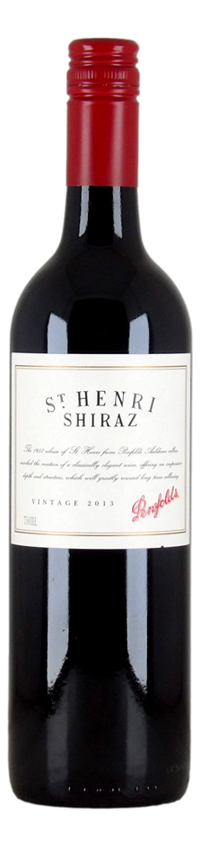 Penfolds St Henri Shiraz 2013 (1x 750mL), SA. Screwcap closure.
