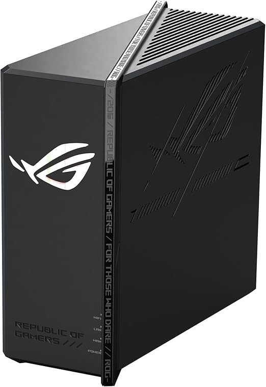 ROG Strix GS-BE18000 WiFi 7 Tri-Band Router, 18000 Mbps, 8× 2.5G Ports, 3,3
