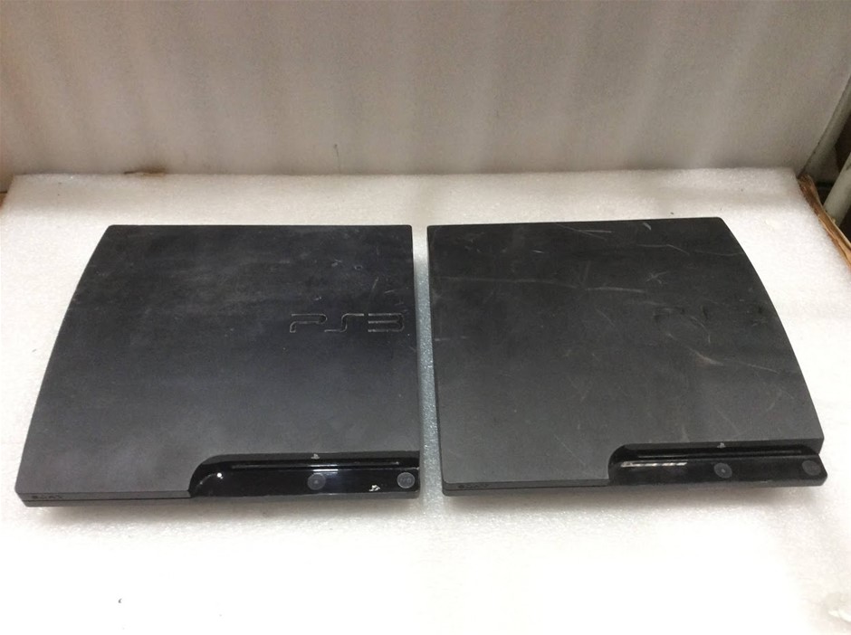 Sony CECH-3002A PlayStation 3 Console (Lot of 2)