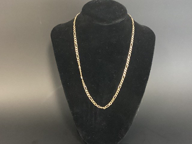 1 X Stamped 9ct Yellow Gold, Chain Necklet