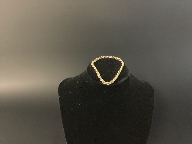 <p>1 X Stamped 14ct Yellow Gold, Chain Bracelet</p>