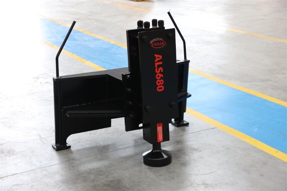 Unused 2026 LYALS ALS680 Skid Steer Post Driver