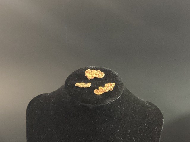 3 X Acid Tested 22ct Yellow Gold+, Nugget Pieces