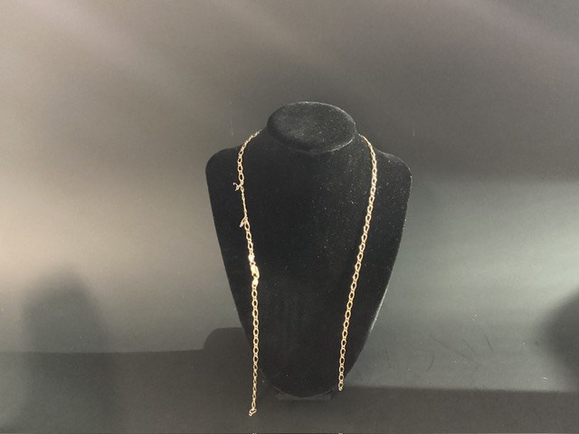 1 X Stamped 9ct Yellow Gold, Chain Necklet Broken Scrap