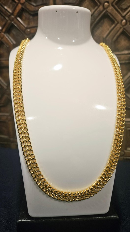 18k/ITALY Yellow Gold Filled chain -(stamped 18K/ITALY)-Bonus Gift