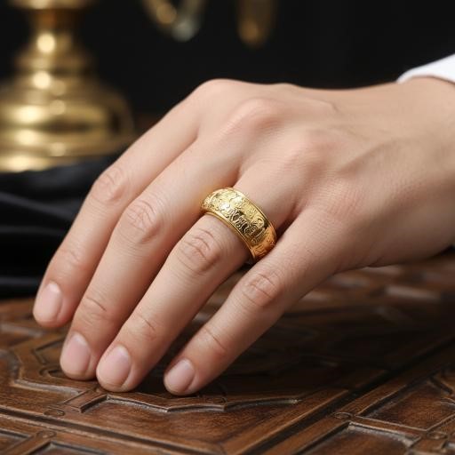 22K/Italy Yellow Gold Filled Ring(stamped 22K/Italy)Warranty Quality