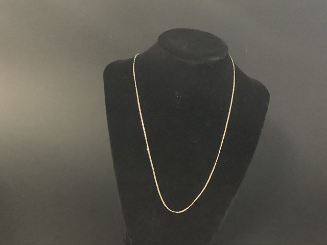 1 X Stamped 9ct Yellow Gold, Chain Necklet
