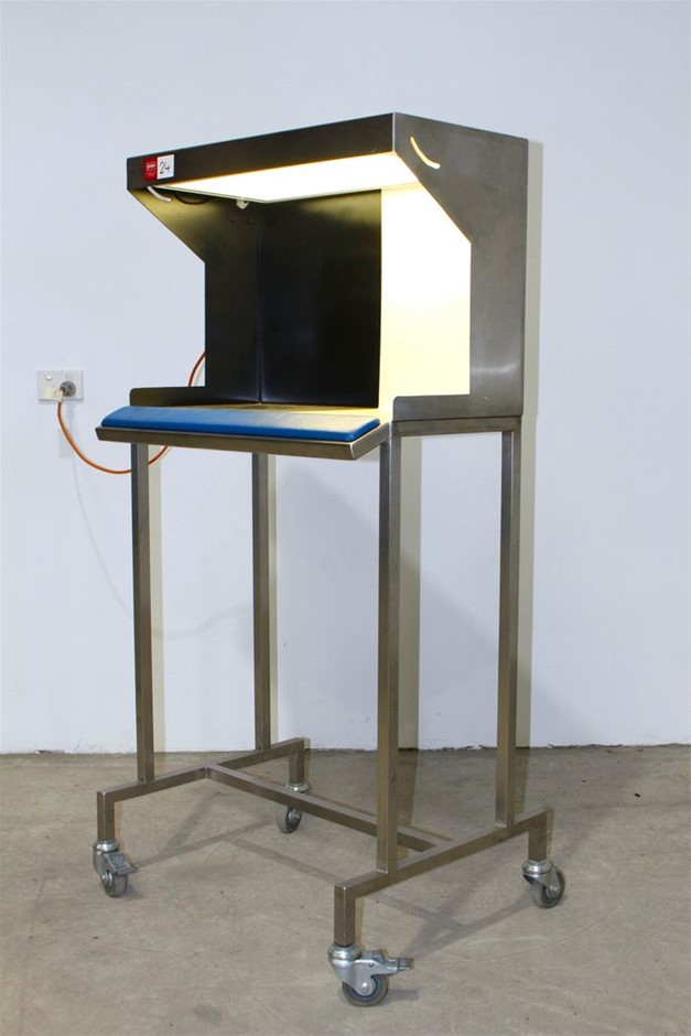 Stainless Steel Work Trolley With Built In Light