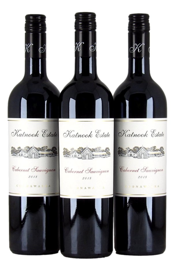 Katnook Cabernet Sauvignon 2018 (3x 750mL), Coonawarra