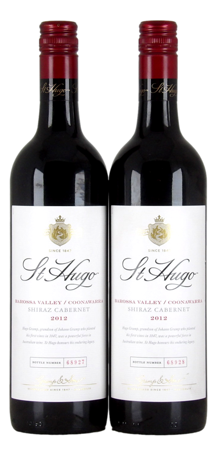 St Hugo Shiraz Cabernet 2012 (2x 750mL), Barossa/Coonawarra