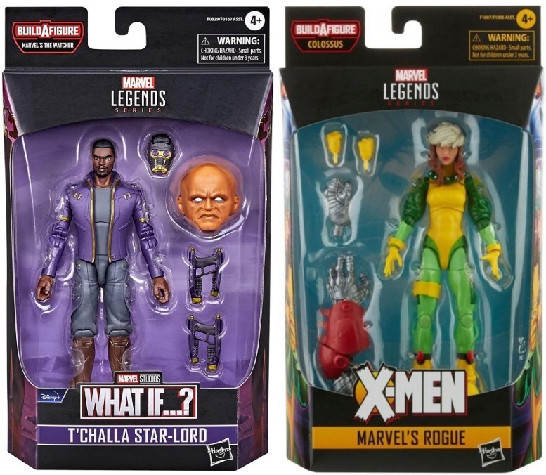 BUNDLE of MARVEL - Legends Series - 6 Inch T'Challa Star-Lord AND Marvel Le