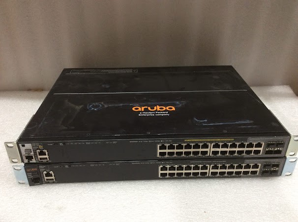aruba 2920-24G PoE+ J9727A&2920-24G J9726A Switch (Lot of 2)