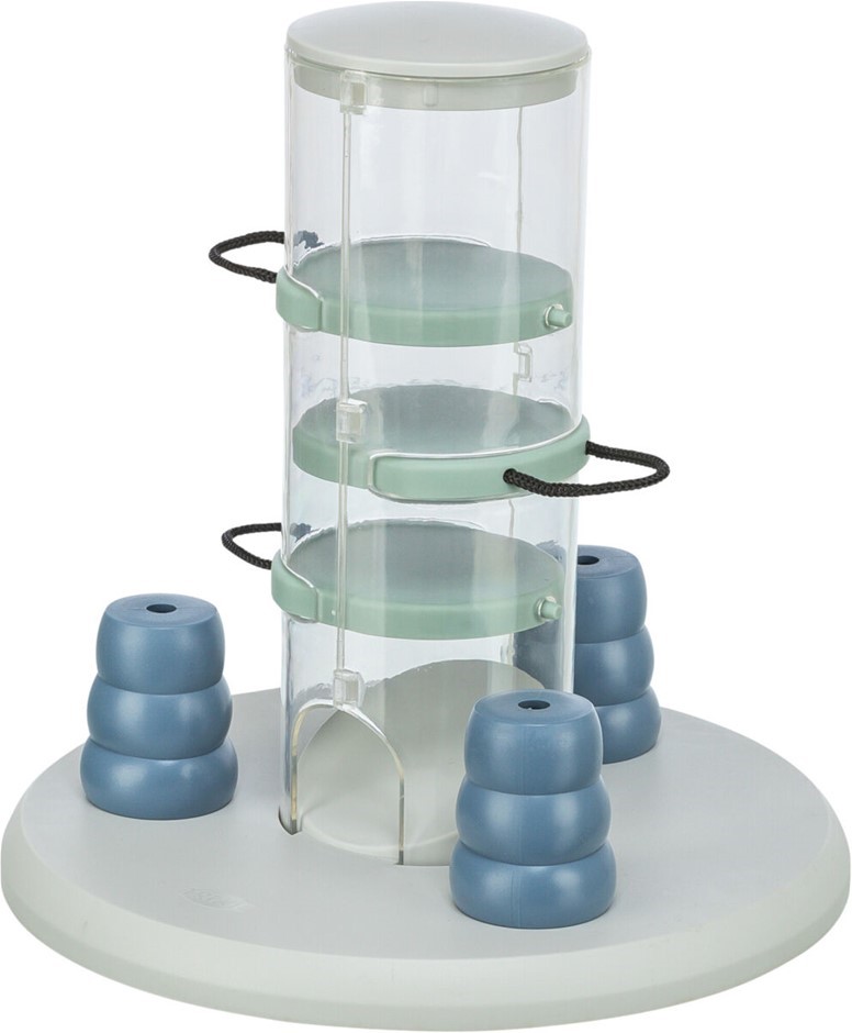 TRIXIE Dog Activity Plastic Gambling Tower Strategy Game, Training Level 1,