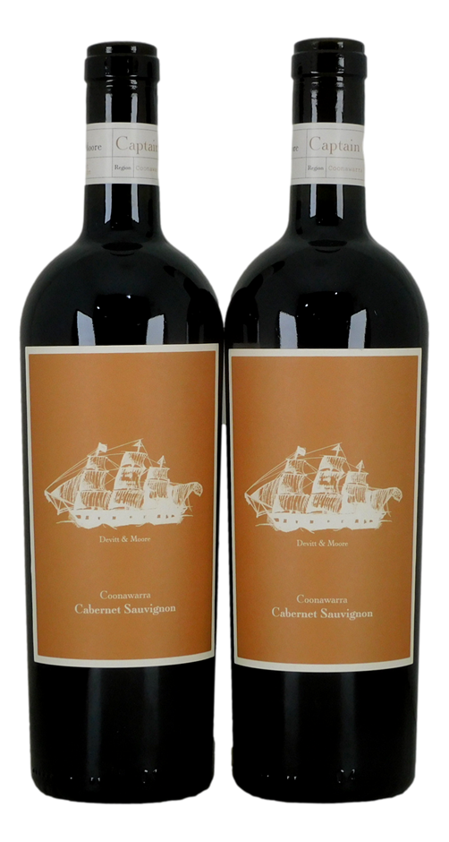 Devitt & Moore Coonawarra Cabernet Sauvignon 2017 (2x 750ml), SA. Cork.