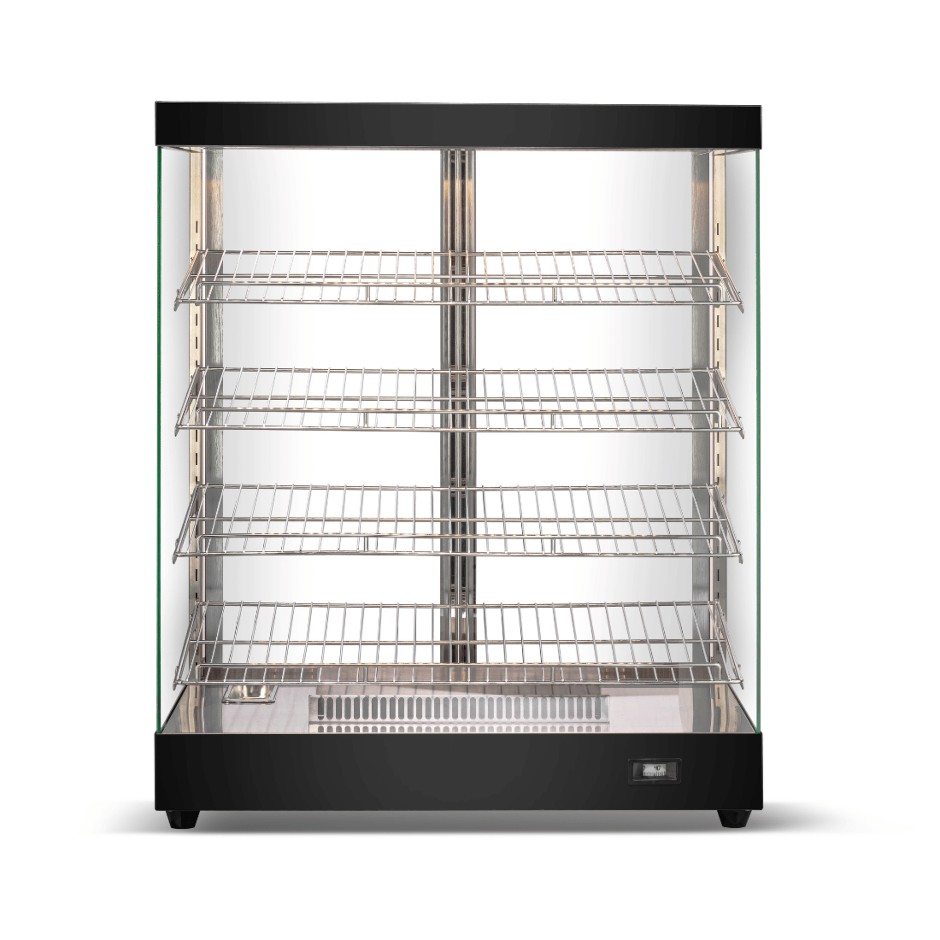 318L Counter Top 4 Shelves Square Hot Display