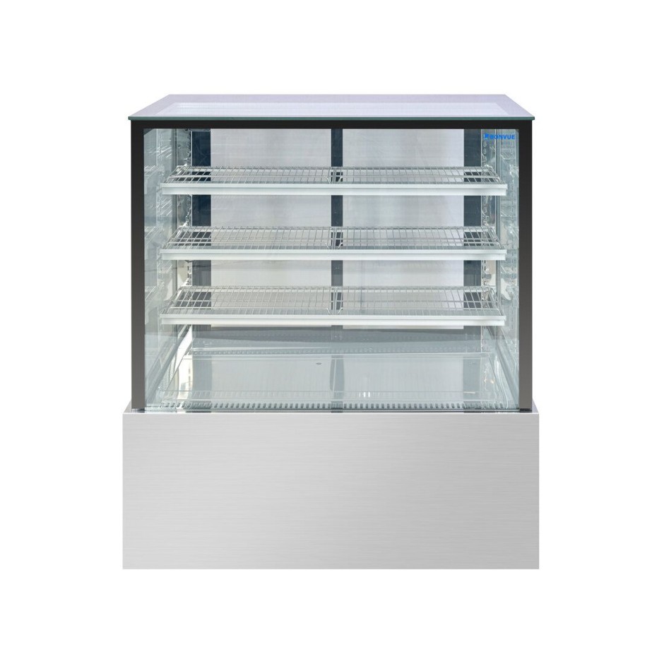 Squared Glass Cold Deli Showcase