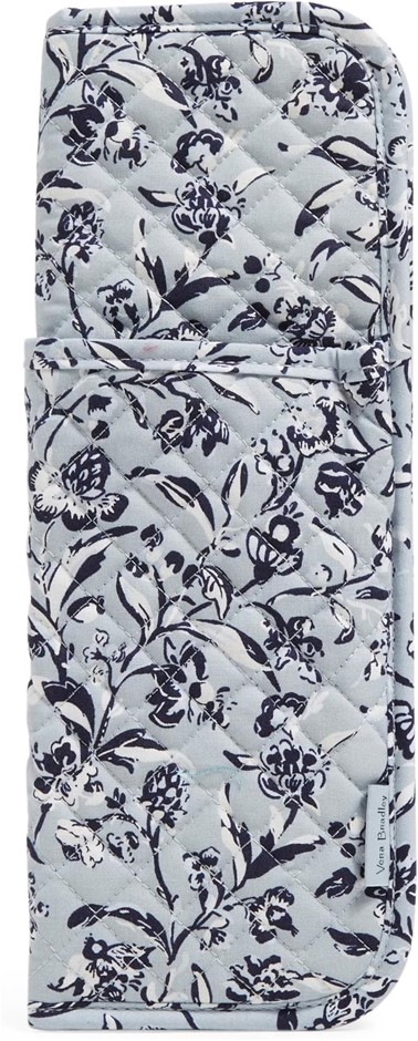 VERABRADLEY Women's Cotton Heat Resistant Curling & Flat Iron Holder, Peren