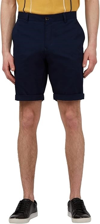 BEN SHERMAN Men's Signature Chino Short, Size 38W, DarkNavy, BS0065091. RRP